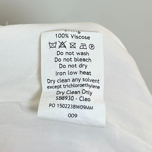 HOUSE OF CB Cleo Drawstring Pants in White Size Small - Picture 8 of 13